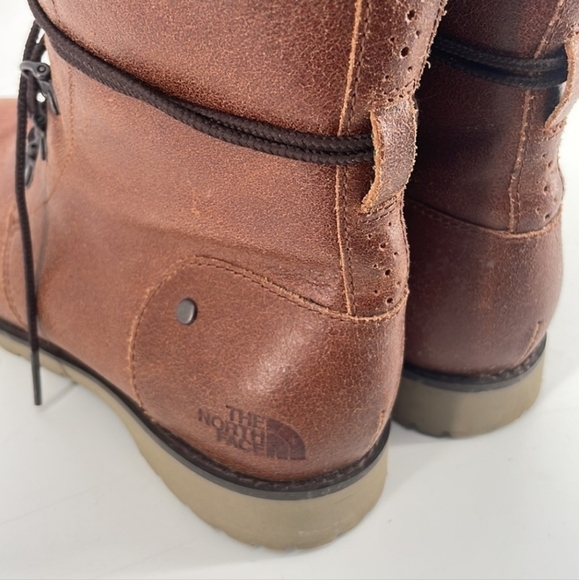 THE North Face Ballard Lace II Leather Boots. Ladies Size 7. Brown - Picture 6 of 9
